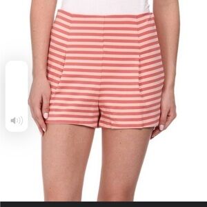Free people striped Mini shorts size xs